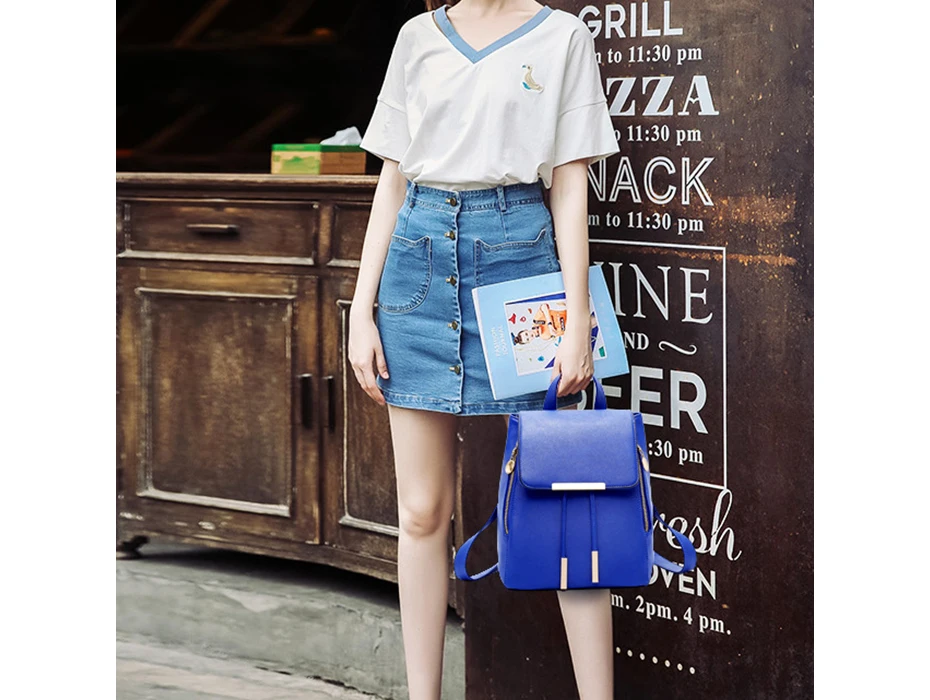 Мини-корейский рюкзак для девочек Школьный рюкзак кожаный рюкзак Повседневное Bagpack для школьниц небольшие рюкзаки женские Sac Dos