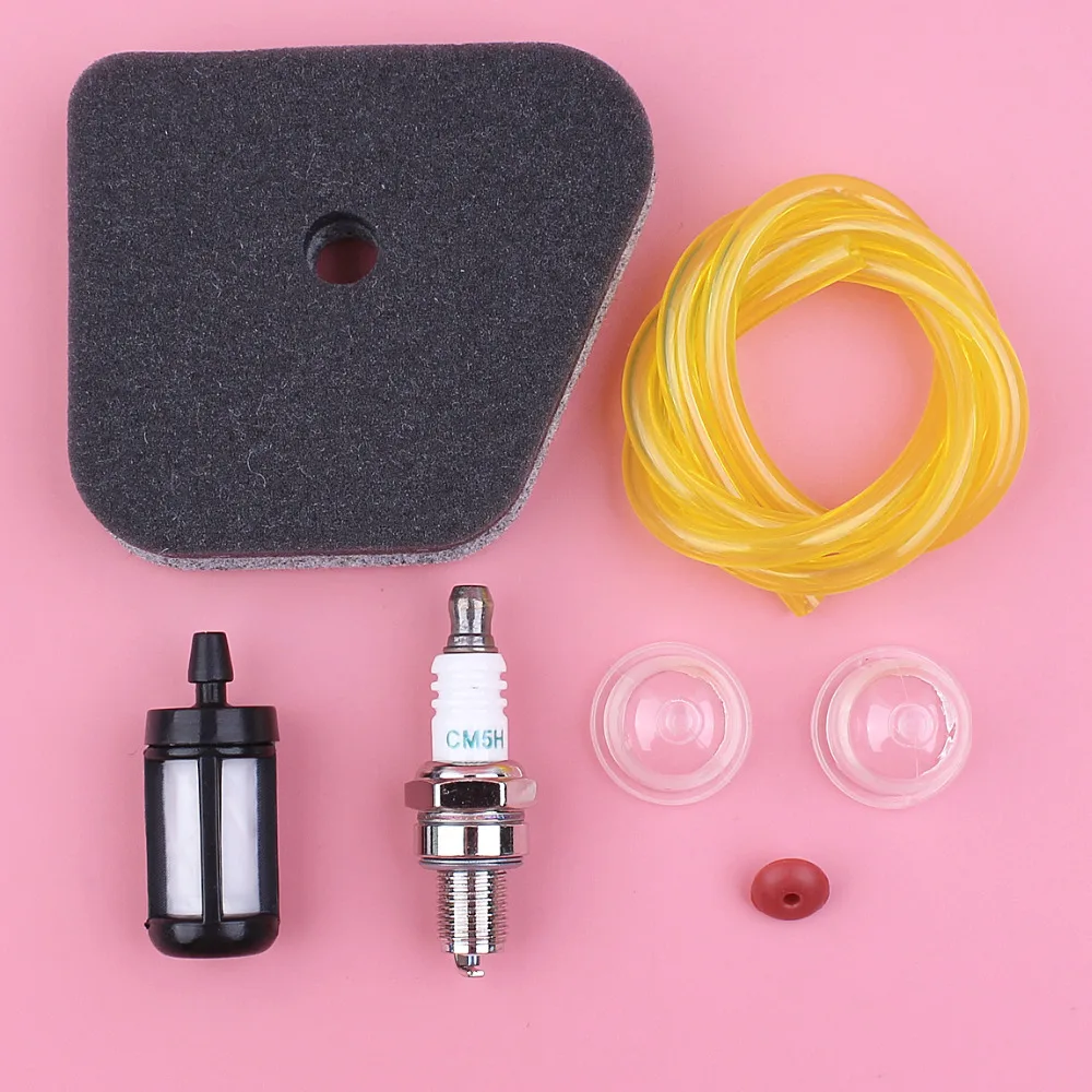 

Air Fuel Filter Line Hose Primer Bulb Check Valve Kit For Stihl FS90 FS100 FS110 FS130 4 Mix Trimmer Engine Part