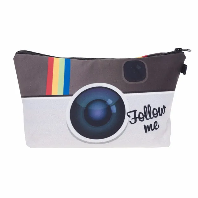 Jom Tokoy Printing Makeup Bags With Multicolor Pattern Cute Cosmetics Pouchs For Travel Ladies Pouch Women Cosmetic Bag -