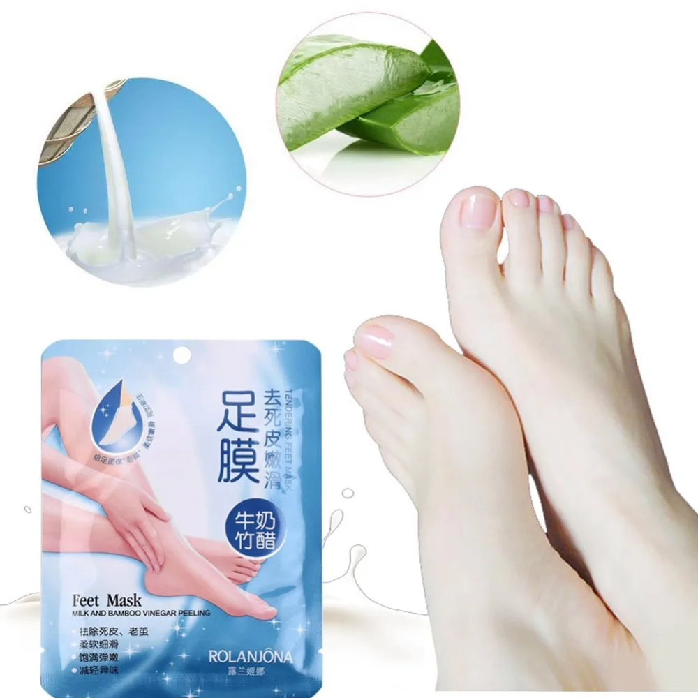 

Foot Peel Mask Foot Care tool Exfoliating Calluses and Dead Skin Remover For Feet With Moisturizing Whitten Cream 1 Pair