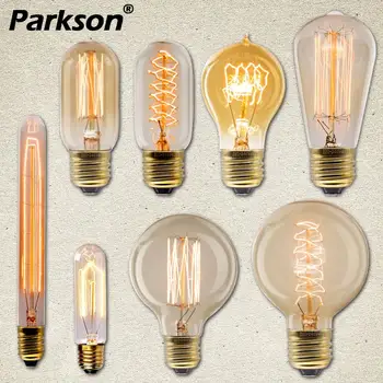 

Edison Light Bulb E27 40W 220V Ampoule Lampara Vintage Bulb Edison Lamp Incandescent Filament Light Bulb For Decor Retro Lamp