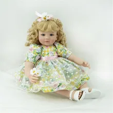 22 дюйма 55 см силиконовые куклы для новорожденных, реалистичные куклы reborn Блонд Волосы девочка подарок на праздник