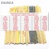 30-130Values 1/4W Metal Film Resistor Kit 1% 0.25W Resistor Assorted diy Kit Set 1 ohm-1M ohm Resistance Pack ► Photo 2/4