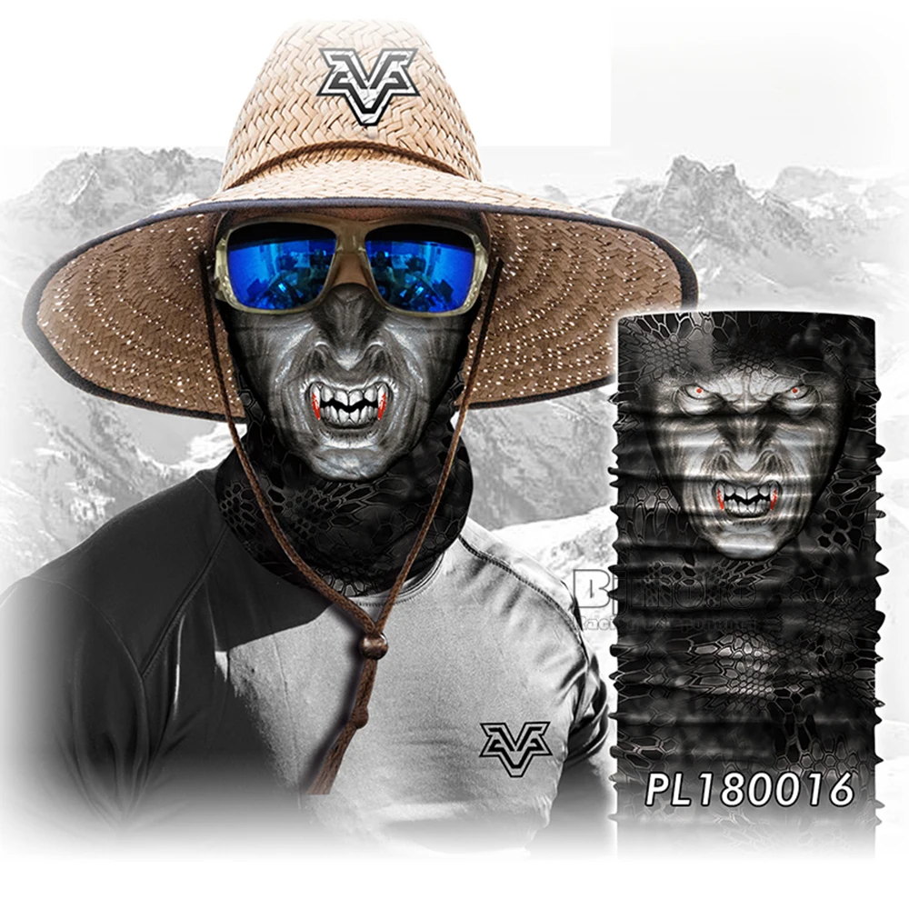 Motorcycle Scary Mask Bandana Military Multifunctional Winter face mask Headwear Balaclava Magic Ski Helmets Neck Scarf  (10)
