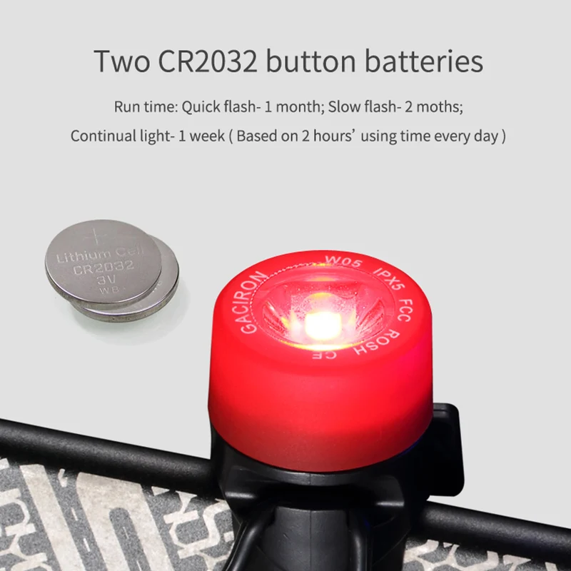 Top GACIRON Bicycle light LED Waterproof Bike Cycling Rear Tail Red Flash Lights Safety Warning Lamp Caution Light Bike Accessories 4 Top GACIRON Bicycle light LED Waterproof Bike Cycling Rear Tail Red Flash Lights Safety Warning Lamp Caution Light Bike Accessories 4