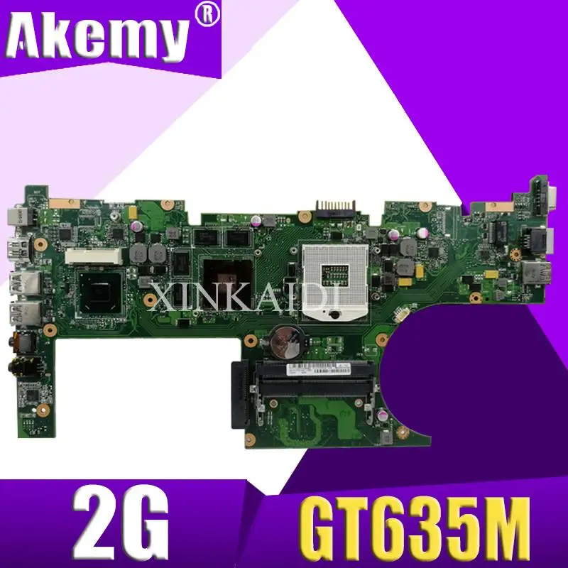 U32VJ материнская плата для ноутбука ASUS U32VJ U32VM U32V U32 Тесты Оригинал материнская плата HM65 PGA989 GT635M 2 Гб видеокарта