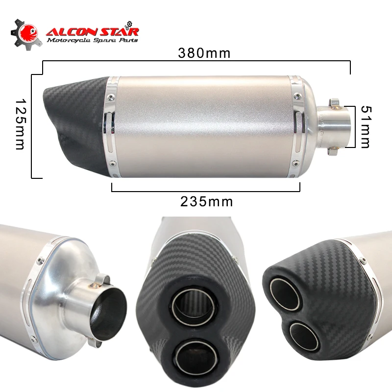 Buy Alconstar modified 38 51mm Yoshimura Muffler with