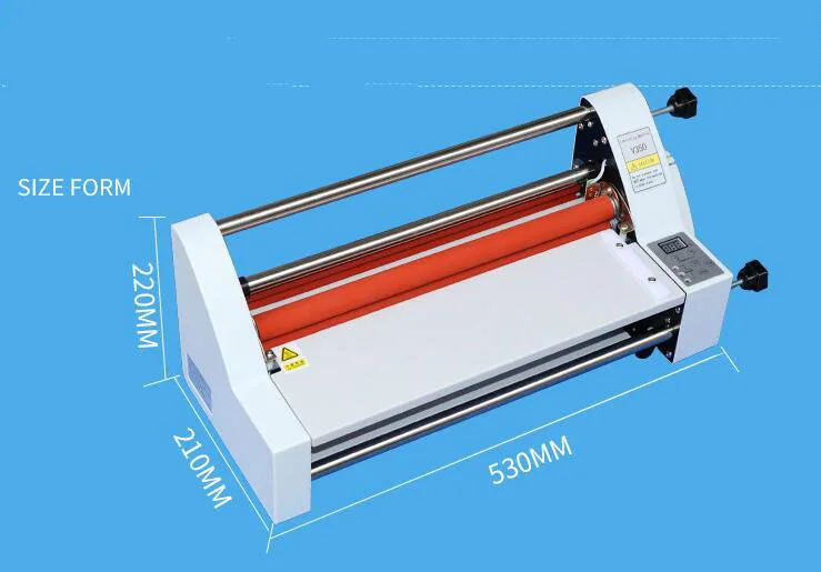 1" 350 мм ламинатор V350 холодной горячий рулон четыре ролика ламинатор 220 V/110 V
