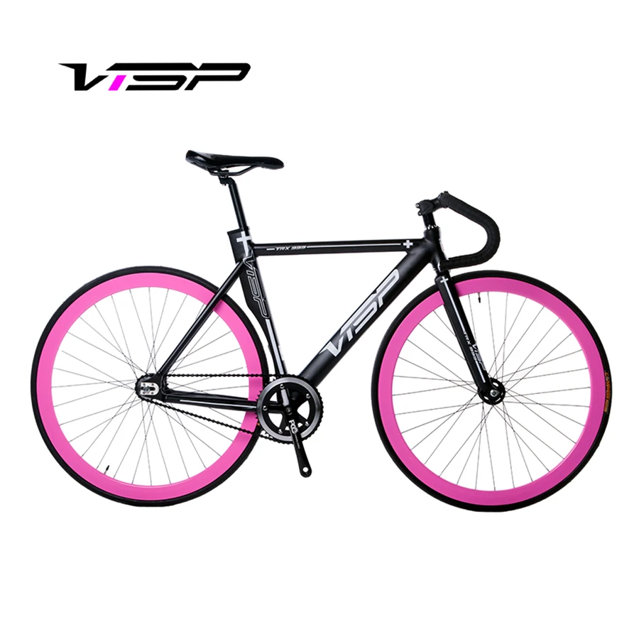 Односкоростного велосипеда рамка 700C* 48/51/54/58/51 см фиксированной Шестерни рама для велосипеда VISA TRX999 шоссейный велосипед рама из алюминиевого сплава