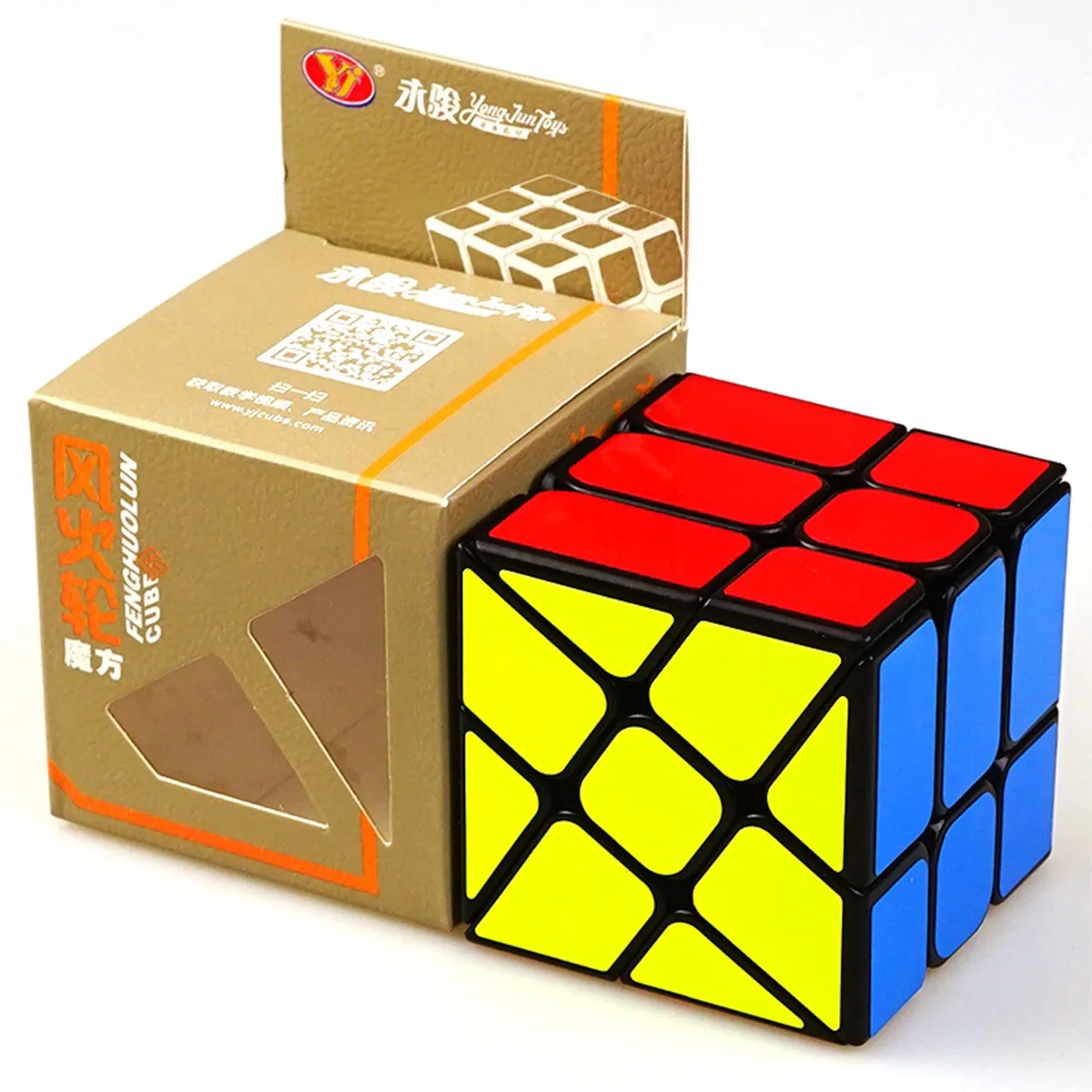 

Yongjun Fisher Cube Axis Cube Wind Wheel Unequal 3x3 Speed Cube Puzzle Smooth Twist Magic Cube Antistress Toys Gift For Adult