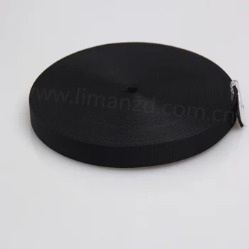 

15mm high quality 1.5cm nylon webbing for pet leash webbing 100% nylon tape black color