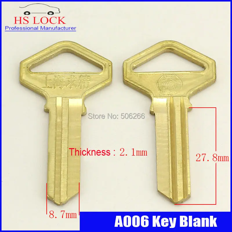 Thickness Bull Key Blank Door House Key Blank A006 Cilvil Key Cutting
