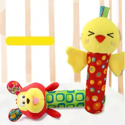 Плюшевая игрушка неонатальная рука Bell BB палочка игрушка Подарки на день рождения креативный родитель-ребенок Взаимодействие красочное
