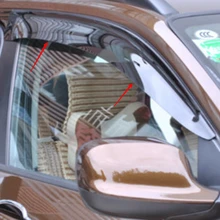 Окна автомобиля Visor Vent Тенты дождь/Защита от солнца/ветра охранник для BMW X3 F25 2011