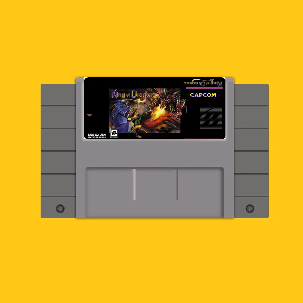 

Hot 46 Pin 16 Bit NTSC Game Cartridge - The King of Dragons