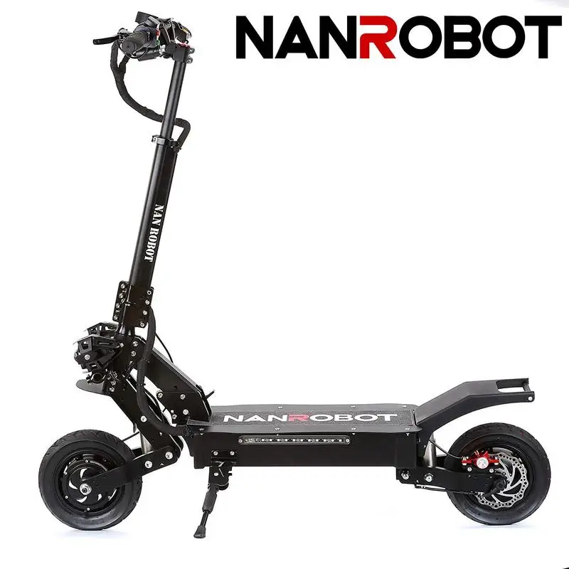 NANROBOT LS5, 10 дюймов, 2000 Вт, мощный, 52V25AH, складной, 45 км/ч, скорость, 40 км/ч, Съемное Сиденье, 2 колеса, Электрический скутер для взрослых - Цвет: LS5 Scooter