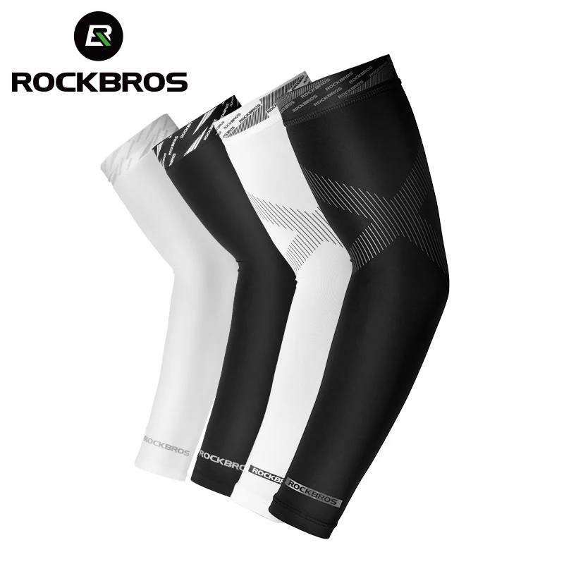 ROCKBROS солнцезащитный антиуф рукав ледяная шелковая ткань для велоспорта