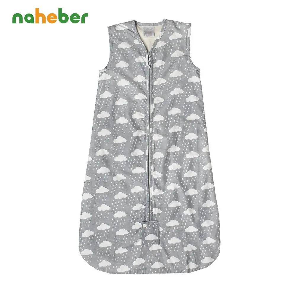 

Newborn Baby Sleepsacks 2 Layers Sleeveless Sleeping Bag 100% Cotton Instagram Baby Sleepwear Sacks