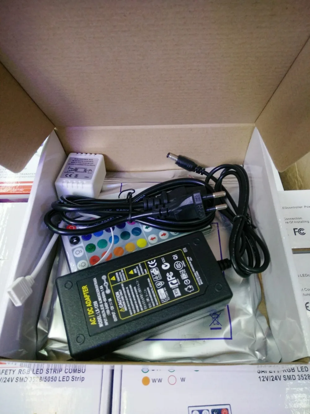 5 м/рулон 300 LED RGB SMD 5050 Гибкая Водонепроницаемая светодиодная лента + 24/44key ИК пульт