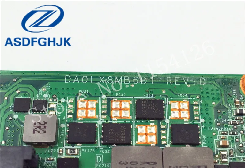 Most effective  LAPTOP MOTHERBOARD 615687-001 FOR HP DV7 DV7-4000 MOTHERBOARD DA0LX8MB6D1 DDR3 Non-integrated 100% 