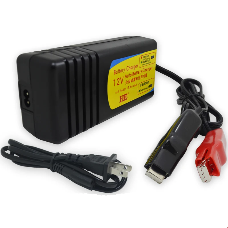 eu/us standard 12v 5A car battery charger agm lead acid battery charger dc13.8v 5A suitable for 12v18-80ah car battery