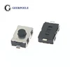 20 шт./лот 4*6*2,5 H 2P SMT 12V 0.5A кнопочный переключатель, металлический тактильный сенсорный микропереключатель ► Фото 1/5