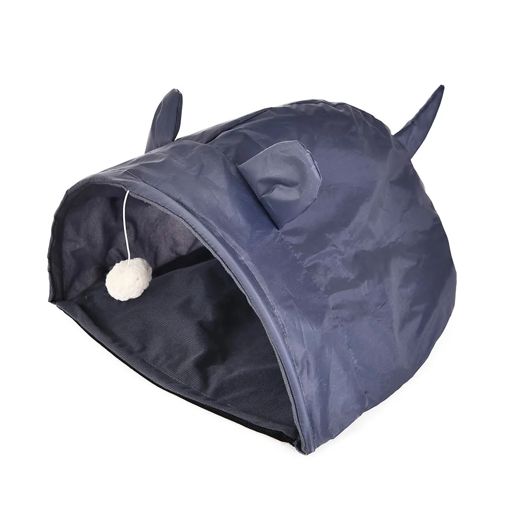 

Pet Cat Toys Cute Tent Houses with Balls Cat Tunnels Pet Toys Funny 2 Colors Tent Easy House for Cat Small Dog Beds Pet Supplies