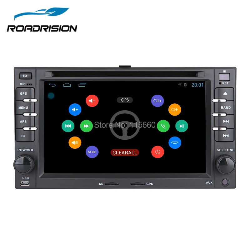 RoadRision Android 6 0 Автомобильный DVD Авторадио для Kia Sorento Cerato Sportage Spectra Rondo Carens Optima GPS