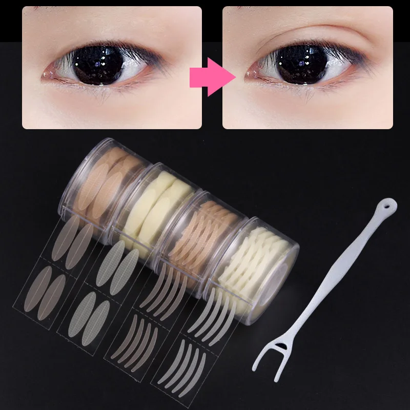 

High Quality Invisible Eyelid Tapes Natural Breathable Eyelid Stickers Different Shapes Instant Eye Lift