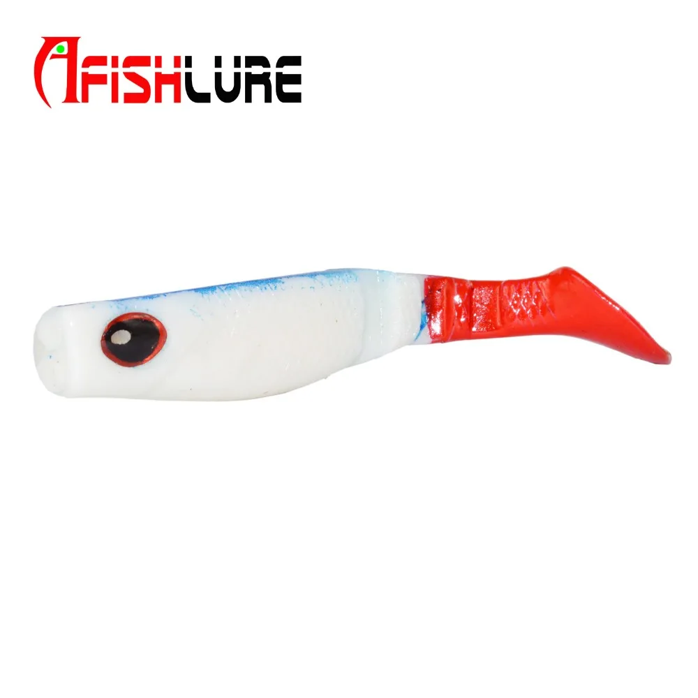 3 шт./лот Afishlure T хвост мягкой рыбы 88 мм 6 9 г весло рыболовная приманка т мягкая джиг