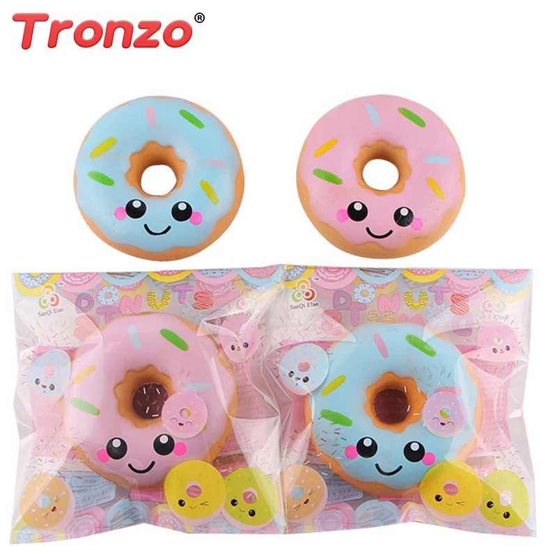Tronzo 1 шт. 10 см мягкие игрушки Mini Cream пончик Лапша сладкий Бретели для нижнего белья податливый анти-стресс Забавные куклы подарок для девочек;