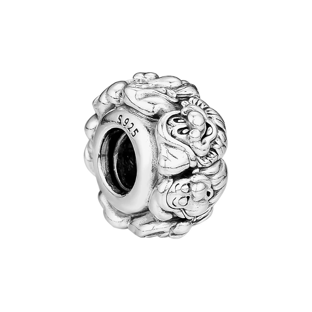 

Pandulaso The Seven Dwarfs All Around Charm sterling silver Jewelry DIY Beads for jewelry making Fits European Bracelets