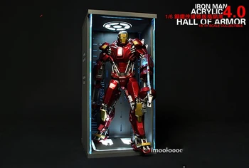 

1/6 Toys-Box Ganeku sealed dust proof hologram 4.0 display box fit MK1 MK2 MK43 MK46 iron man