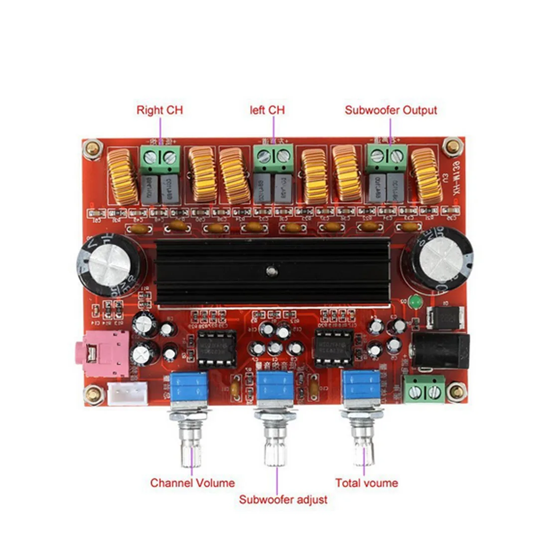

centechia TPA3116D2 50Wx2+100W 2.1 Channel Digital Subwoofer Amplifier Board 12V-24V Power