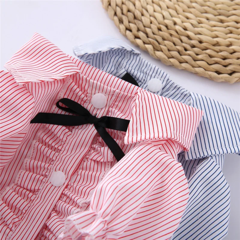 

Pet dog sweet shirt Teddy bear Xiong Bomei small dog clothes Princess couple wear two feet clothes