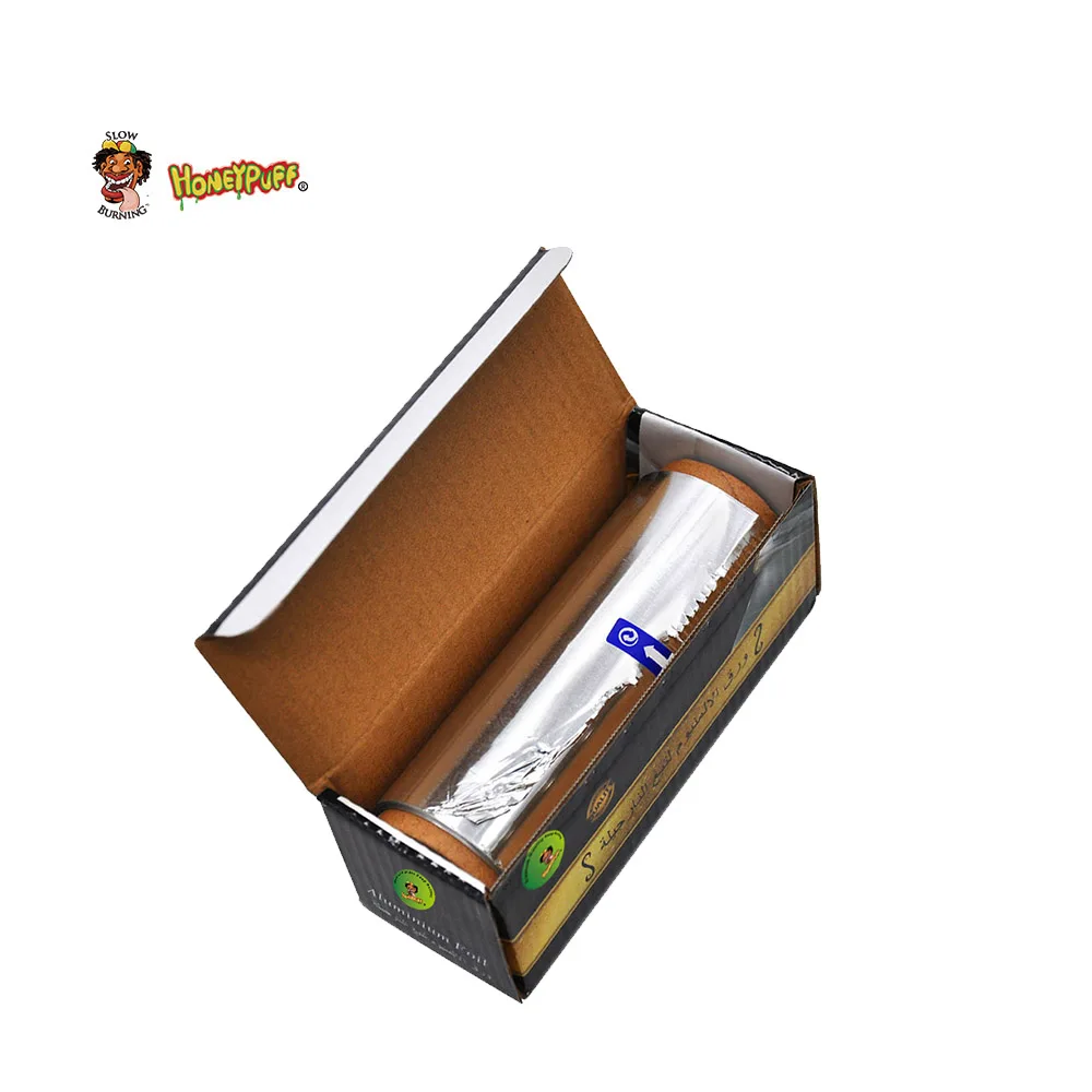 HONEYPUFF 1 коробка прямоугольной алюминиевой фольги для кальяна диаметр бумаги 140 мм/толщина 0,03 мм отверстия кальян chicha чаша для угля - Цвет: Многоцветный