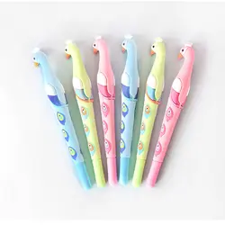 Оптовая продажа 48 шт. kawaii ручка Креативные красивые павлиньи гелевые ручки для школы офисные принадлежности Милая ручка для детей подарок