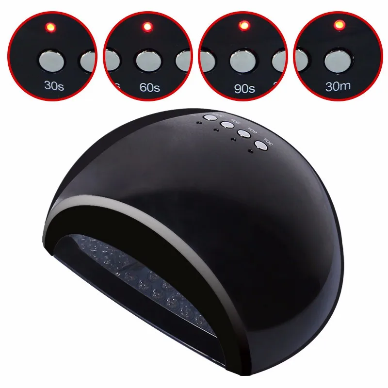 Conduziu a Lâmpada do Unha Arte do Unha Salão de Beleza 220 Gel Polonês Secador uv Led Unha Cura Lâmpada Manicure Temporizador Faça Você Mesmo 36 w 110 v - 9 uv led gel unha polonês cura lâmpada