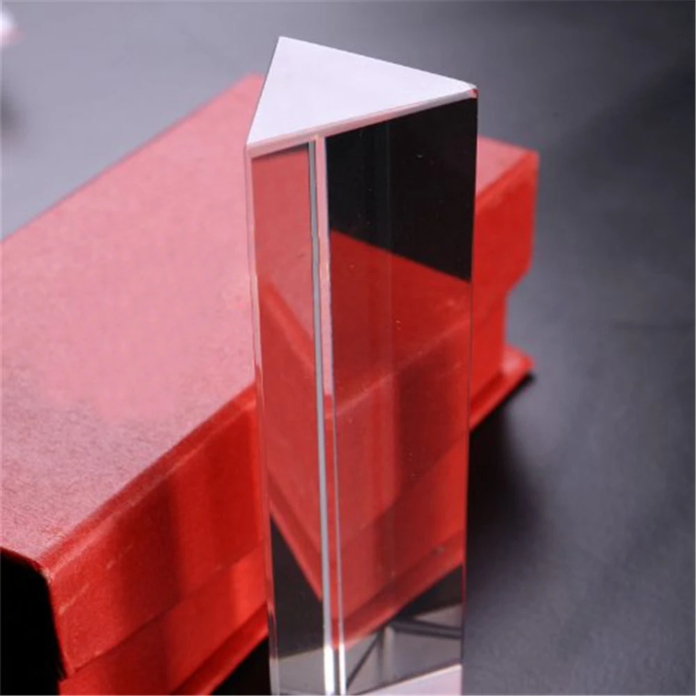 Треугольное Оптическое стекло 6 дюймов физика обучение отражающее прецизионное Оптическое стекло призма инструменты игрушки для светильник обучения спектру