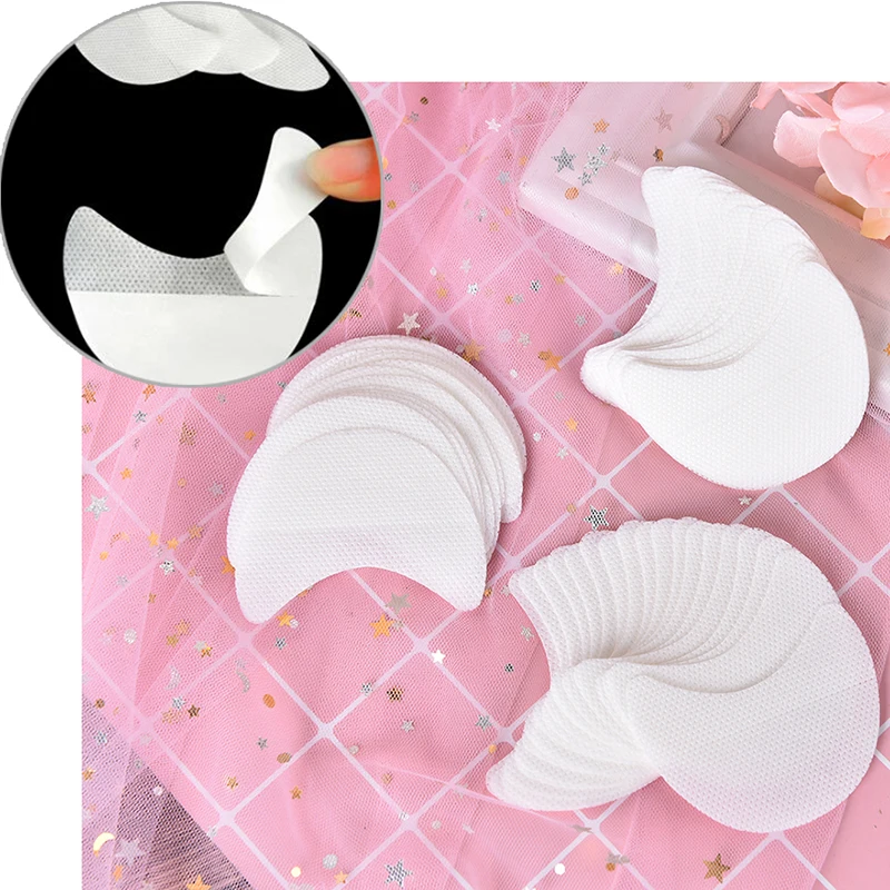 20pcs Disposable Pads Eyes Lips Lint Free Patch Eyeliner Shield For Eye Shadow Shields Protector Makeup Application Tool