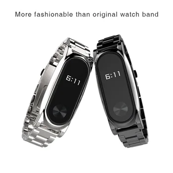 

Stainless Steel Classic Strap Band for Xiaomi Mi Bracelet 2 MI 2 Sports Smart Watch Buckle Replacement Wristband Strap