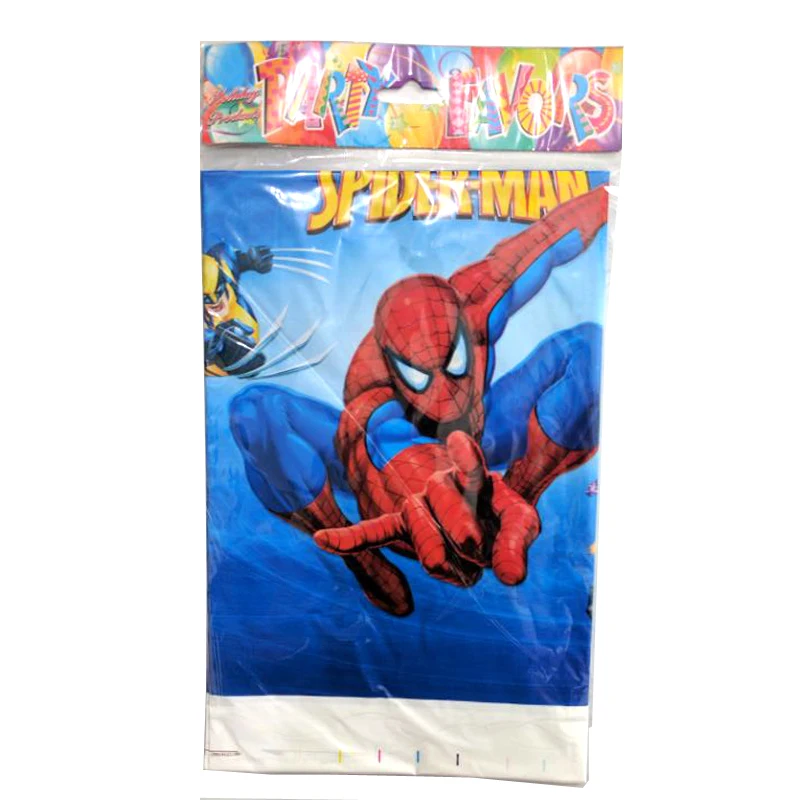 

Character spiderma Tablecloth Children Birthday Party Decorations Kids Party Supplies Birthday Disposable Tableware Sets Favors
