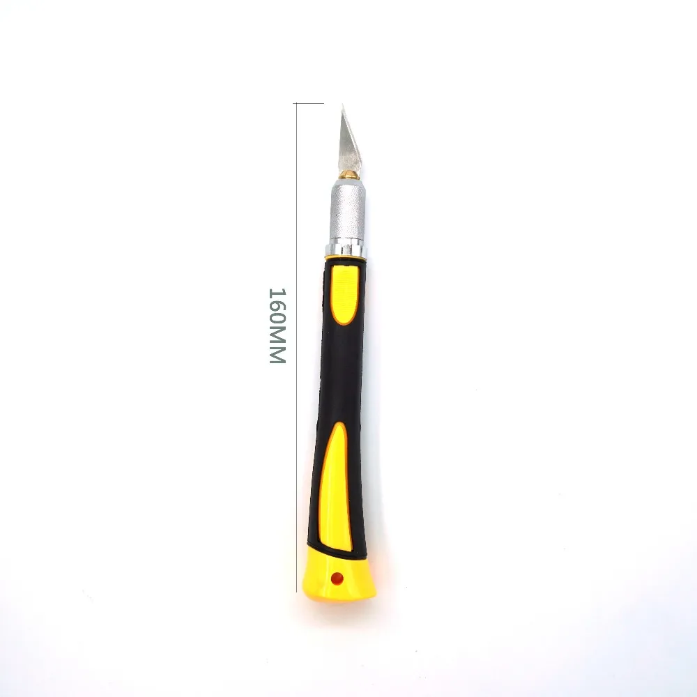 WL-9302S Нескользящая ручка с 11 шт SK5 лезвия для резьбы по дереву инструменты фруктовая еда ремесло скульптурный гравировальный нож