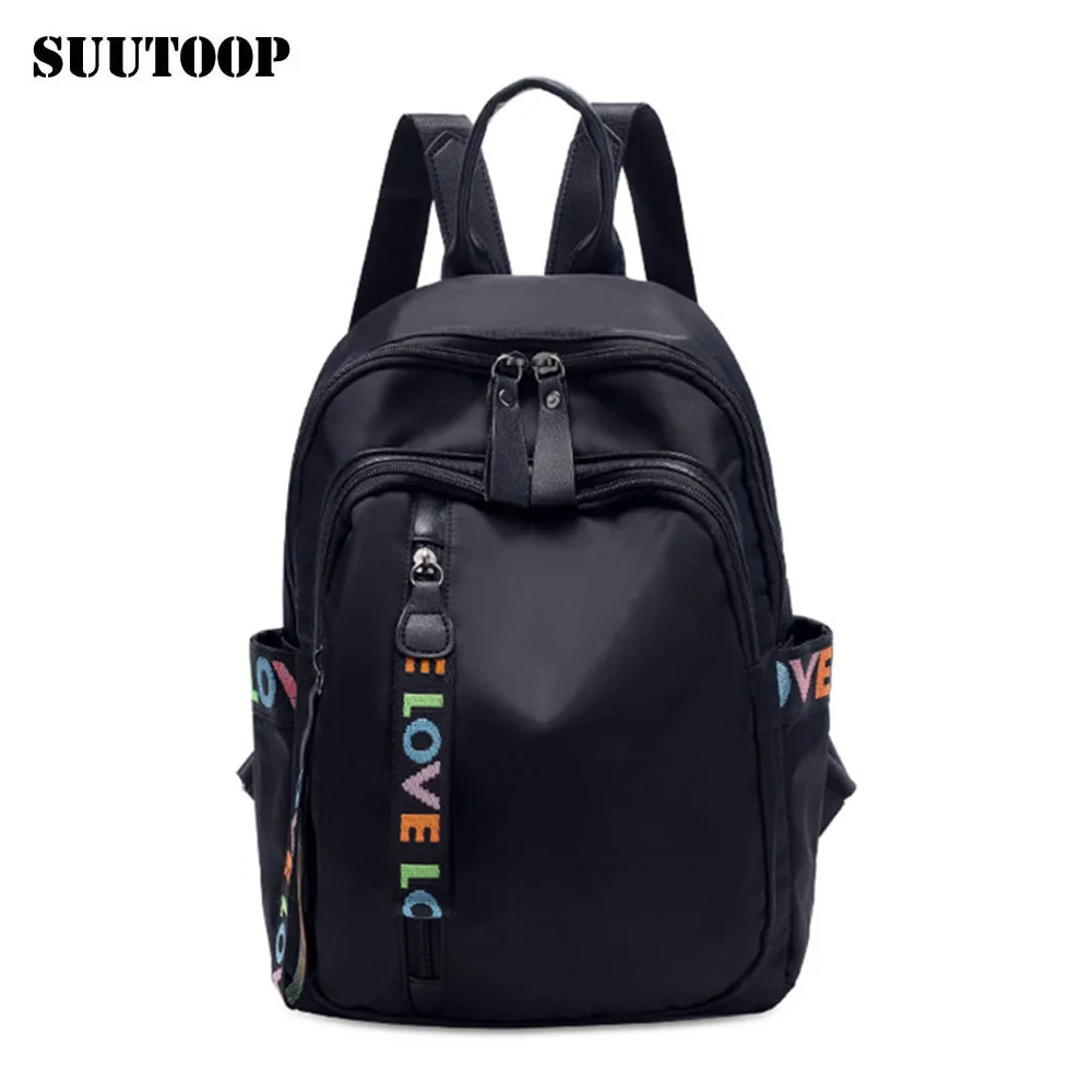

2019 Waterproof Oxford New Women's Bag Travel Backpack Teenager School Bag Pack Female Schoolbags Unisex Mochila Fashion Bags