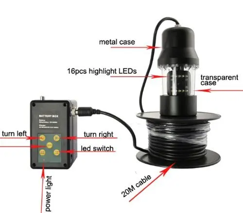 Подводная рыболовная камера Anysun 1/3 дюймов 7 &quotCCD 800tvl Hd подводная видеокамера