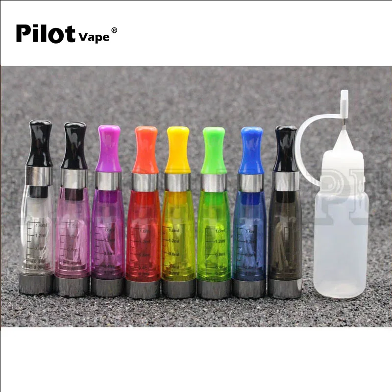 

Pilot VAPE eGo 1.6ml CE4 Atomizer + 10ML Eliquid Bottle High Quality CE4 Vaporizer for EGO EVOD Battery electronic cig Atomizer