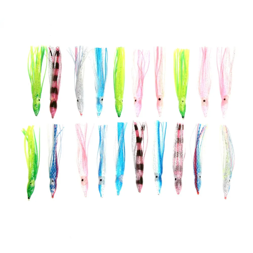 20 шт. мягкие силиконовые приманки 8 см 11 см|silicone fish|soft silicone fishsilicone fishing lures |