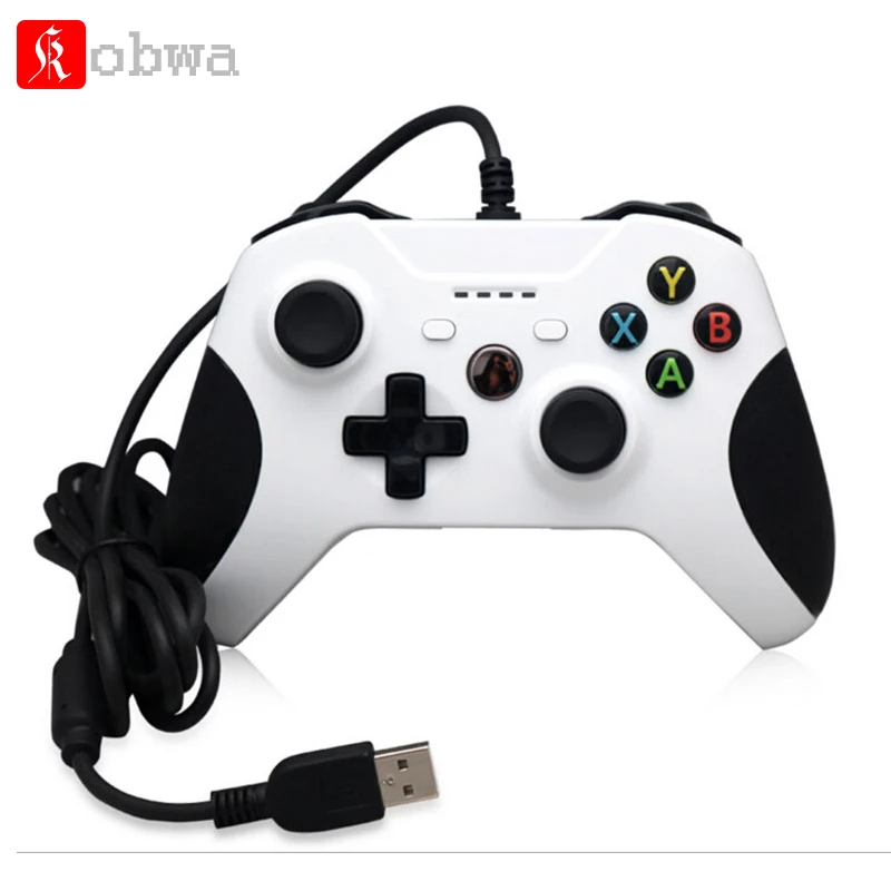 Kobwa game Controller for Xbox One game handle joystick with 4 LED Indicators and 3 5