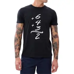 Новые 2018 Мода странные вещи футболка Для мужчин короткий рукав для взрослых 6 + 4 + 3 = 2 футболка с принтом Летний стиль