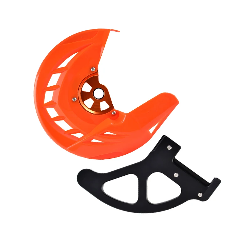 Front Rear X-Brake Disc Disk Guard Cover Protector Mounts For KTM 125 150 200 250 300 350 400 450 530 SX/SX-F/XC/XC-F 2015-2018